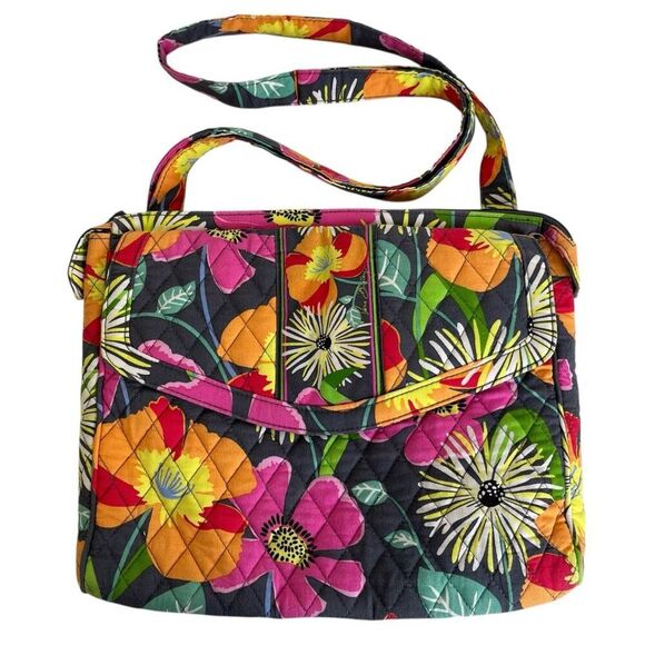 Vera Bradley Handbags - Vera Bradley Jazzy Blooms Tablet iPad Hipster Crossbody Floral Retired Pattern